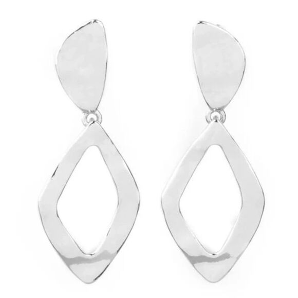 Industrial Gallery Silver Clip-On Earrings (190) - Picture 2 of 3